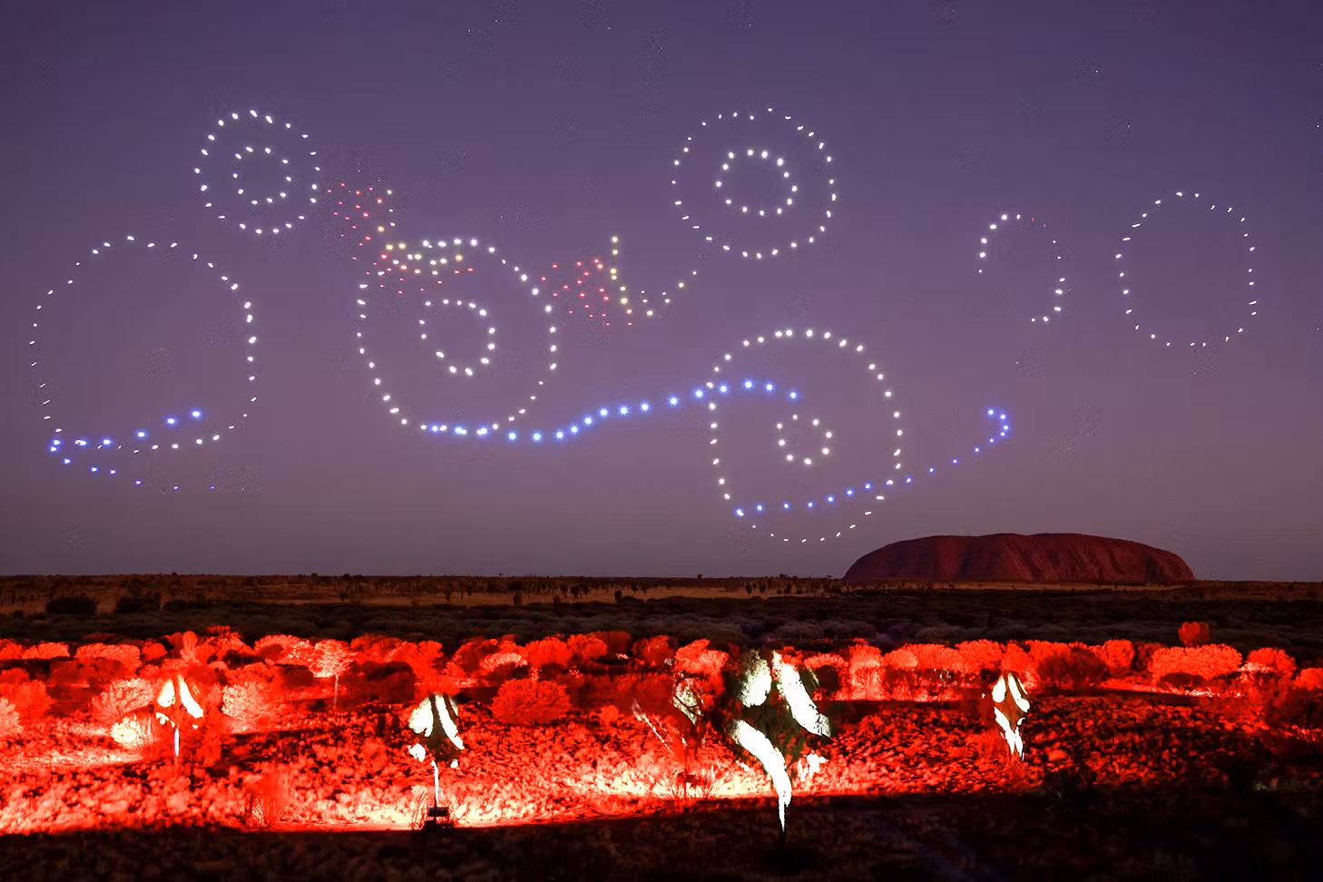 Wintjiri Wiru After Dark in Uluru.